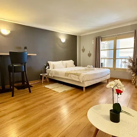 3 Pieces Des Jardins, Parking, 50m Plage, Clim Апартаменты