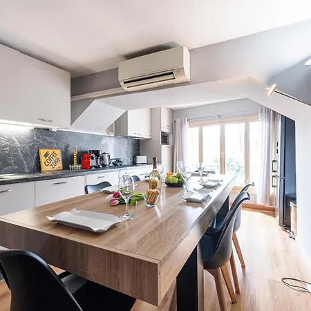 3 Pieces Des Jardins, Parking, 50m Plage, Clim Apartamento *
